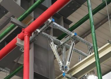沧源该抗震支架的整体式支吊架结构协调性好